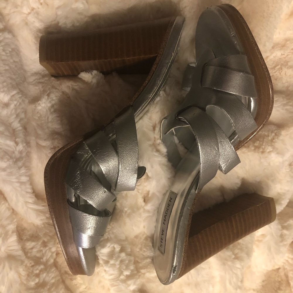 Steve Madden Platform Slides - Picture 4 of 5